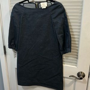 NWOT Kate Spade Blouson Sleeve Denim Shift